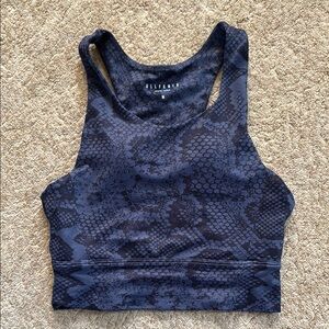 NWOT Grey and black snake Print Sports Bra